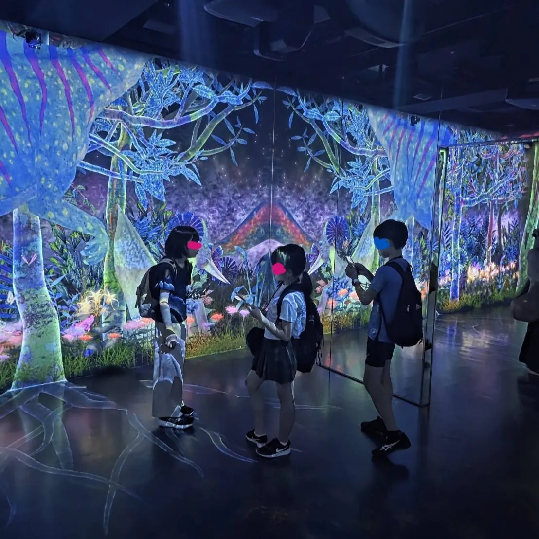 Galaxy原宿でチームラボ体験📱